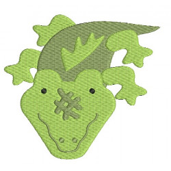 Stickdatei - Dschungeltiere Krokodil